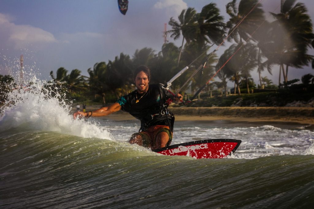 Kiteboarding in cabarete